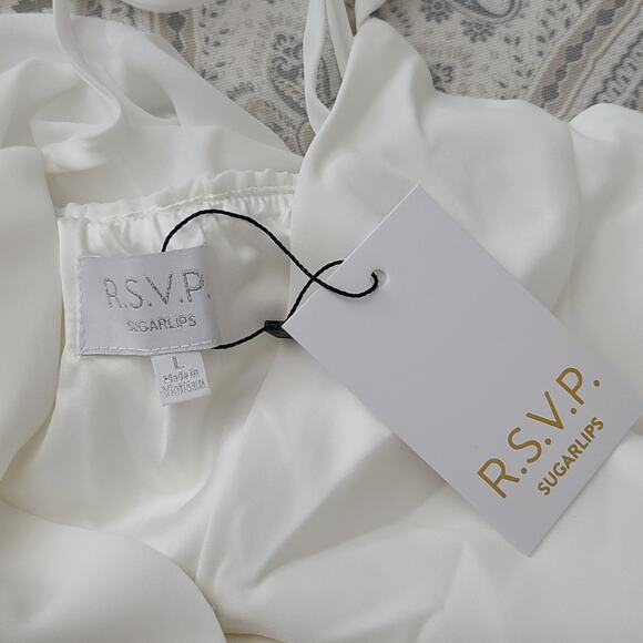 RSVP Sugarlips ladies maxi dress/gown Size Large Wedding Resort Formal Event - Picture 9 of 9